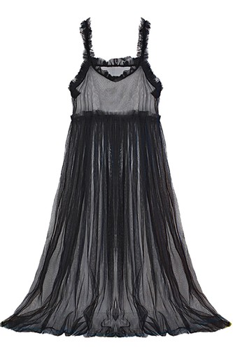 Vestito donna slip volant