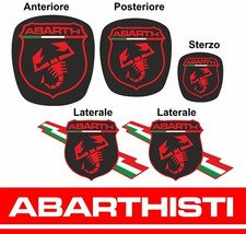 Abarth kit copriloghi adesivi - abarth,