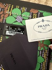 Prada Saffiano Leather Flower