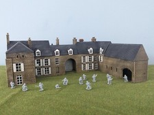 COMPLETAMENTE DIPINTO scala 15mm WW2 Brecourt Manor House Normandia D Day
