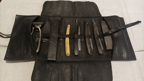 Set barbiere vintage con - barbiere,