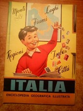 ALBUM FIGURINE ANNI 60' : ITALIA ENCICLOPEDIA GEOGRAFICA ILLUSTRATA (LA FOLGORE)