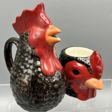 Quaglia ceramica pollo gallina