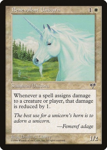 Benevolent unicorn mir - (hp),