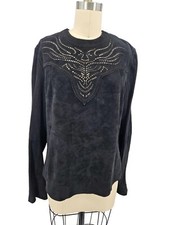 Blusa DNA pelle scamosciata