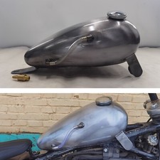 Serbatoio benzina moto per Honda Steed 400 600 Shadow VLX600 VT600 argento