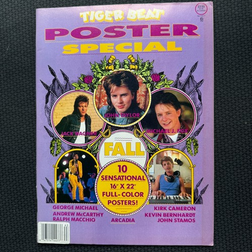 Tiger beat fall 1986 - tiger, poster