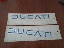 Coppia adesivi vintage DUCATI originali per telaio - carenatura 