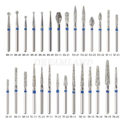 50pcs dental frese diamantate - dental,