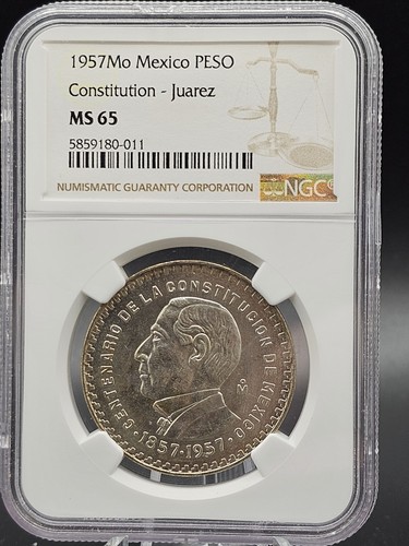 1957 messico peso - 1,