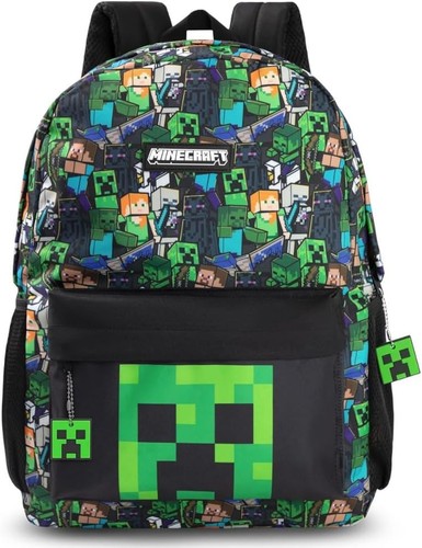 Zaino minecraft steve creeper - minecraft,