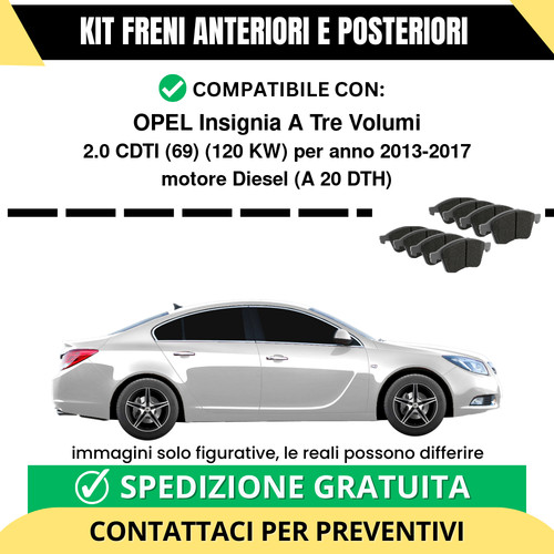 Pastiglie freno ant post - ant,