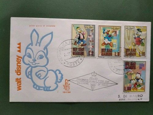 Walt disney fdc repubblica - disney,