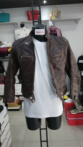 Chiodo specchio pelle - , in