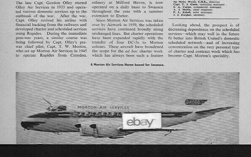 Morton air services - services, u.k