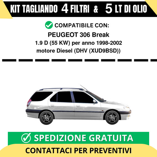 Tagliando per peugeot 306 - tagliando,