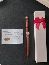 OROLOGIO DA DONNA IN ORO 18 CARATI KT CT 750 MARCA AVIA REVISIONATO FUNZIONANTE