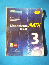 LINEAMENTI MATH BLU 3 MATEMATICA LIBRO DI TESTO SCUOLA