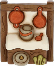 - Banco Delle Pentole in Ceramica Decorata a Mano, Linea Presepe Classico, Decor