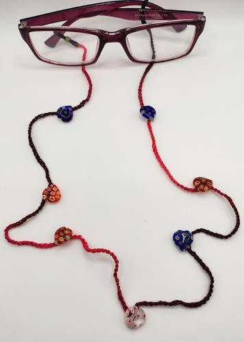 Collana per occhiali cotone - collana,