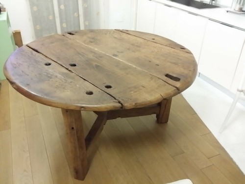 Tavolo rovere rotondo - tavolo,