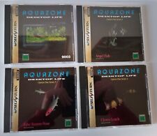 Lotto Sega Saturn Aquazone desktop life - 4 games  Japan  + option discs 1 4 5