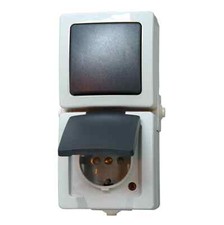 Kopp Nautic Interruttore di spegnimento/cambio camera umida da incasso combinazione prese...