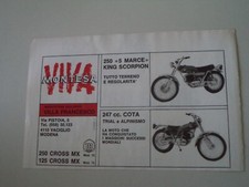 advertising Pubblicità 1972 MOTO MONTESA KING SCORPION 250/COTA 247 TRIAL