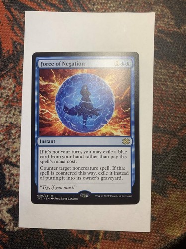 Mtg force negation double - force,