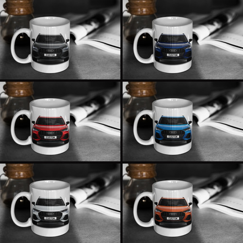 Tazza mug personalizzata audi - mug,