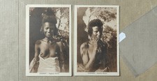 RISQUE NUDO ETNICO AFRICA ERITREA CHEREN-LOTTO 2 CARTOLINE-D11-176