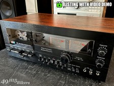 BIC T-3 Cassette Deck Audiophile Stereo 2 velocità revisionato + garanzia 30 giorni