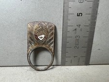 FREGIO STEMMA SMALTATO EROICA ATALA DA MANUBRIO  BICI  EPOCA