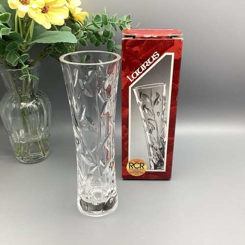 Vaso vintage rcr royal - vintage, crystal