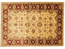 Tappeto Afghan Chobi Ziegler Annodato A Mano 120x180 Beige Con Motivo A Fiori