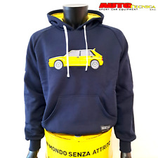 FELPA CON CAPPUCCIO SPARCO MODELLO HOODIE DELTA HF INTEGRALE COLORE BLU NUOVA