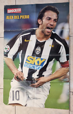 POSTER ALESSANDRO DEL PIERO JUVENTUS EUROCALCIO