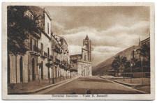 CARTOLINA DI PALERMO ,TERMINI IMERESE - VIALE E. JANNELLI - NAVE A. DA BARBIANO