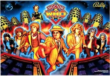 FLIPPER BALLY DR WHO Translite