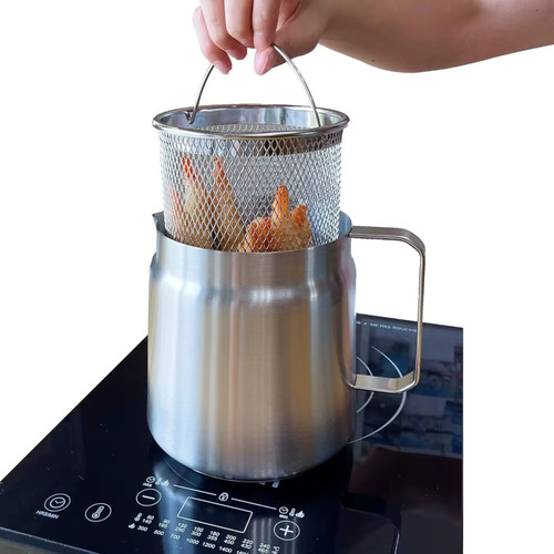Friggitrice acciaio inox - acciaio, 2