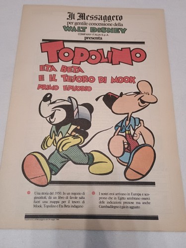 Topolino eta beta tesoro - topolino,