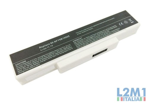 Batteria 4400mah bianca per - batteria,