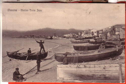 Cartolina messina citta fp - messina,