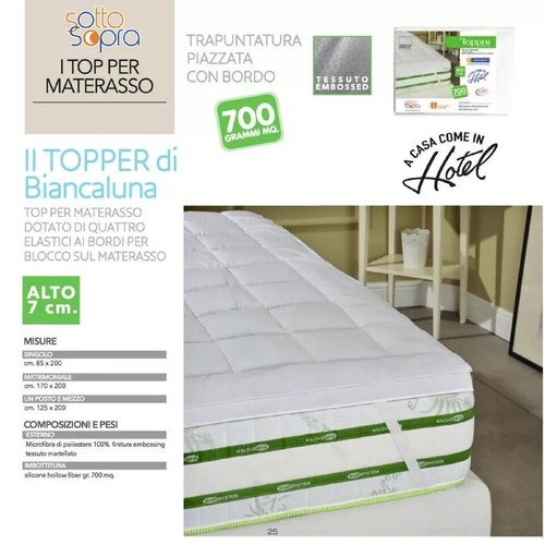 Topper materasso biancaluna - materasso,
