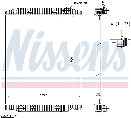 Nissens 63331a radiatore - nissens,