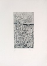 GASTONE BREDDO - Acquaforte orig. firmata. Da cartella "Uomo del mio tempo" 1963