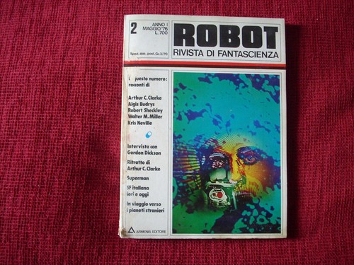 Robot rivista fantascienza - robot,
