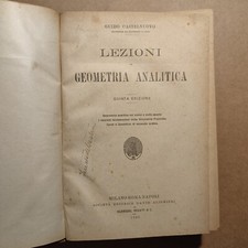 Lezioni di geometria analitica Guido Castelnuovo 1922