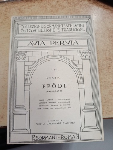 Orazio libro degli - libro, epodi