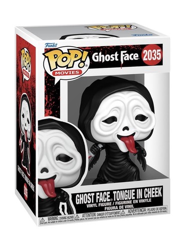 Ghost face tongue cheek - ghost, in